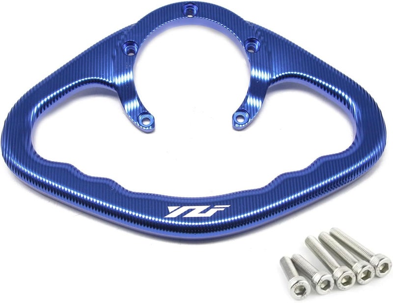 GYMARK Motorcycle Accessories Passenger Hand Grip Fuel Tank Armrest for Yamaha R1 R6 YZF-R25 YZF-R3 YZF1000 Safety Grab Bar (Blue) - Image 1